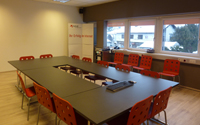 Aufnahme in der Firmenk�che