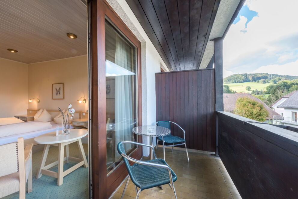 Zimmer mit Balkon im Hotel Bräuwirth