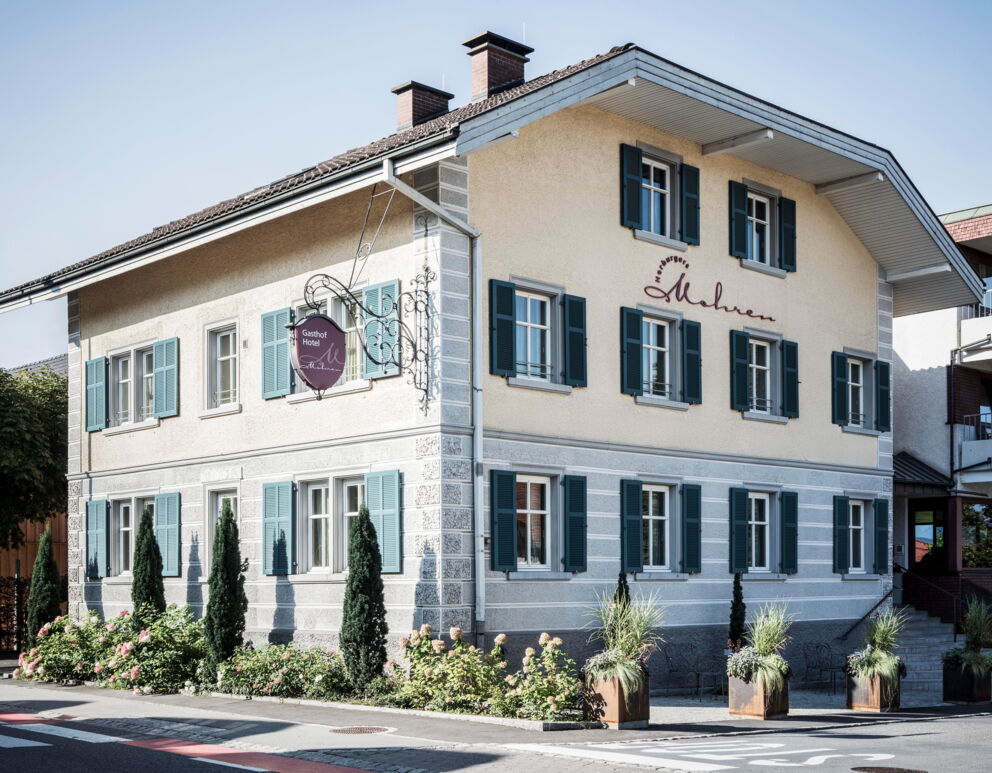 Das 4-Sterne-Hotel Gasthof Mohren von außen