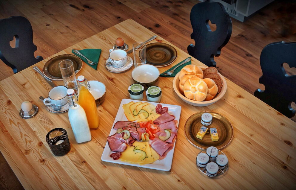 Leckerer Frühstück-Service in den Trattler Hof-Chalets