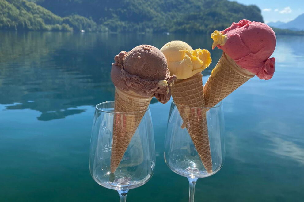 Köstliches Eis am Wolfgangsee