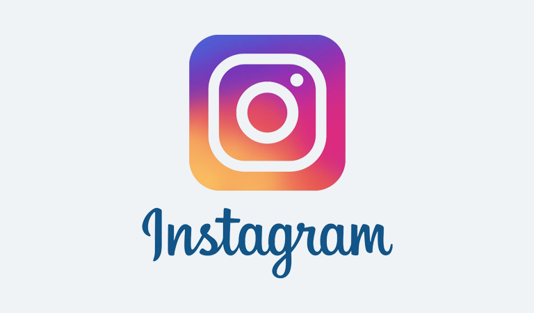 Ein Logo von Instagram